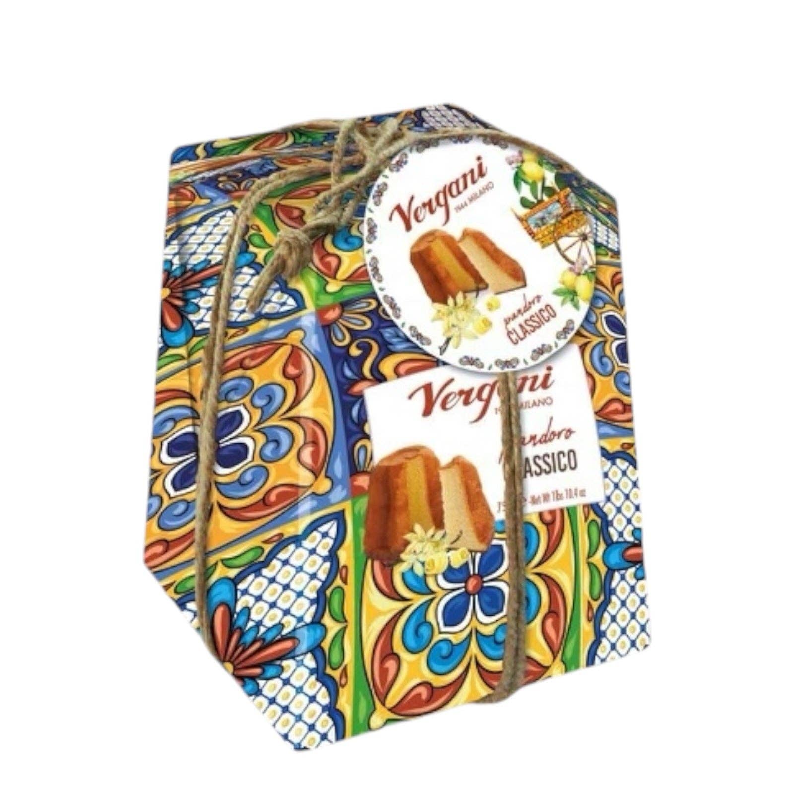 Made in eatalia - Wholesale Cake - Vergani Christmas Cake– Sicily Trip – Classic Pandoro 750g0