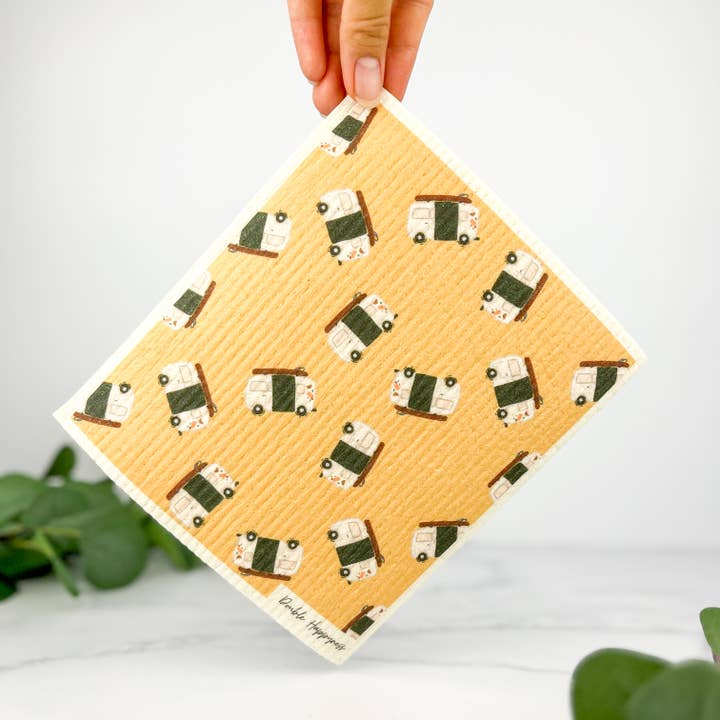 Swedish Dishcloth | Musubi Van x Elyse Bojorquez for wholesale by Double Happyness