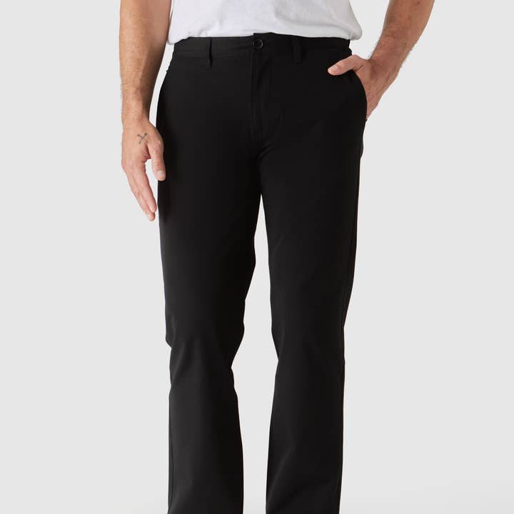 Chino Pants | Straight | Twill | Black for wholesale by True Classic