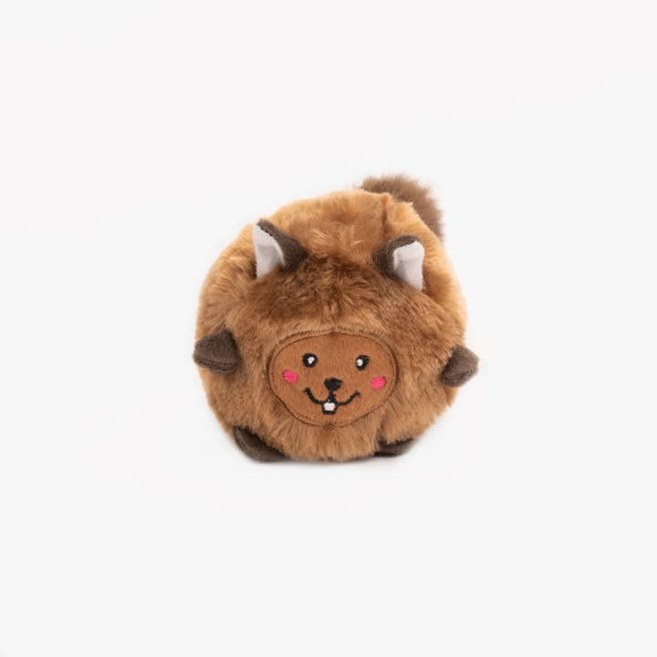 ZippyPaws - Vendita all'ingrosso Peluche - Cani - ZippyPaws Bushy Throw - Scoiattolo - Gioco per cani1