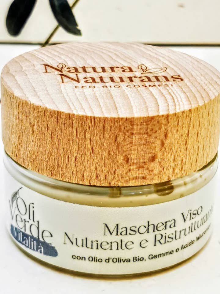 Nourishing and Restructuring Olive Oil Face Mask, for wholesale by NATURA NATURANS