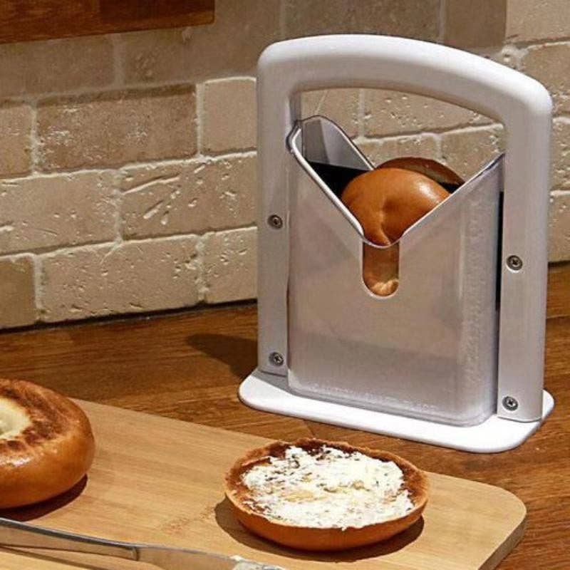 VIGOR - Wholesale Kitchen Tool/Gadget - Bagel Cutter Bread Slicer Toaster Guillotine Universal Slice8