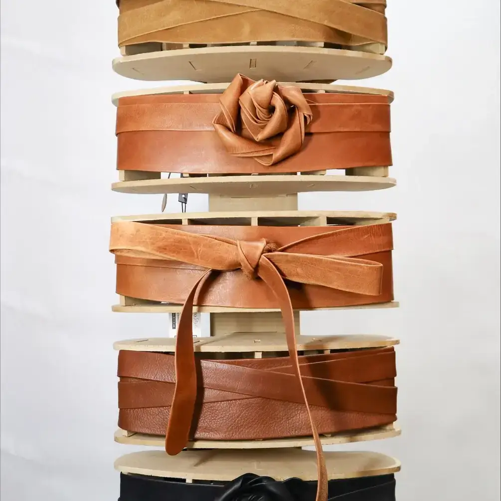 ADA Collection Belts – wholesale Belt – Women's – Chloe Wrap Belt - Black - OS	7