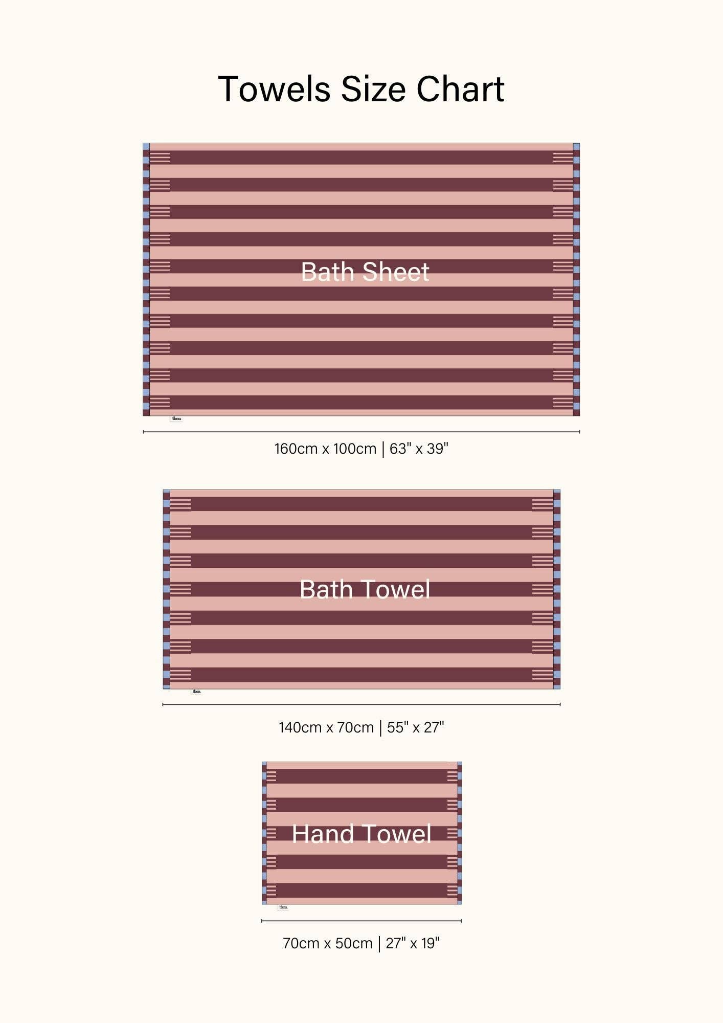 TBCo - Wholesale Bath Towel - Terry Cotton Towels in Pink Stripe6