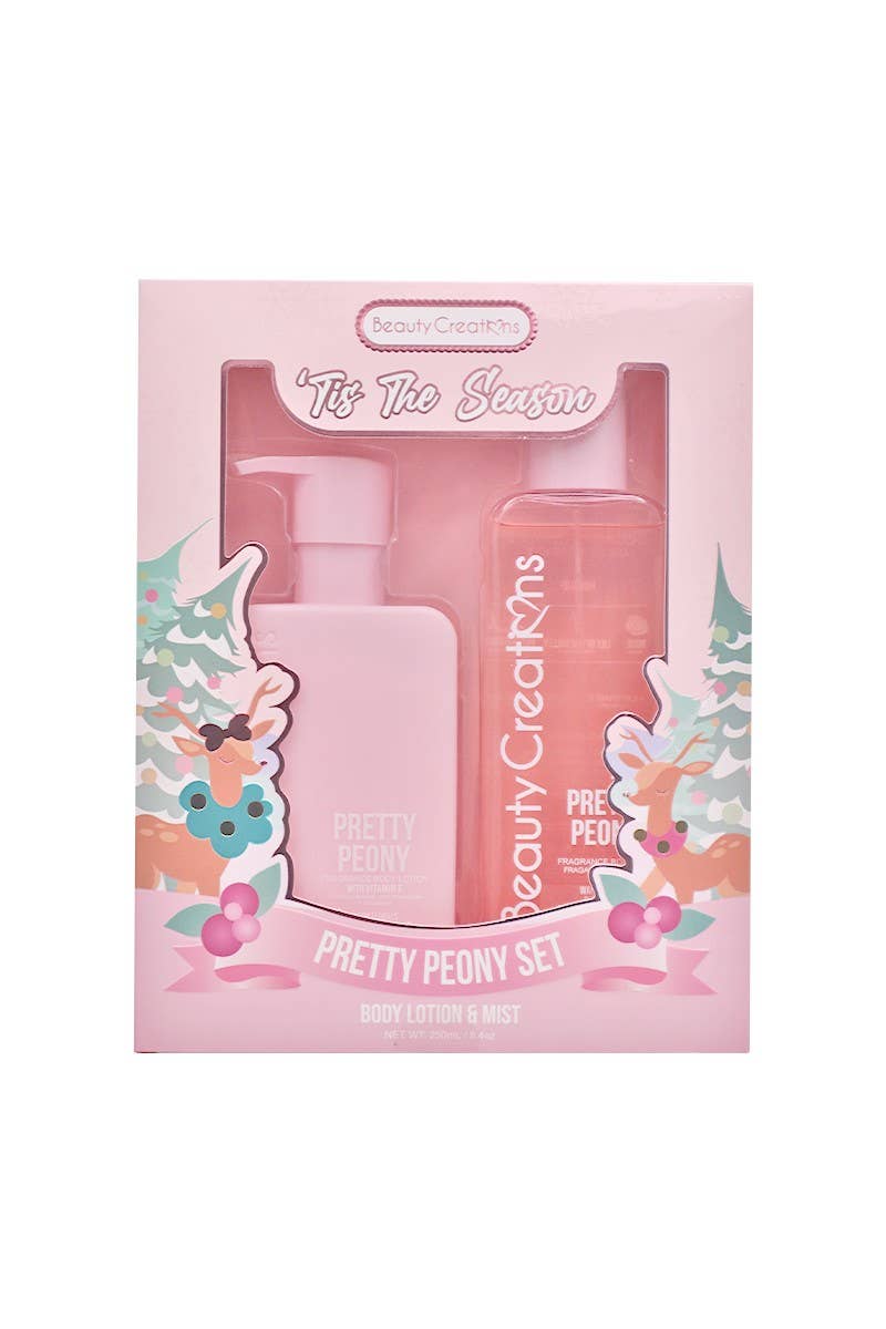 PINEAPPLE Beauty - Wholesale Body Cream/Lotion - Beauty Creations BCRC-BLMS2 Tis The Season Pretty Peony - 6 1