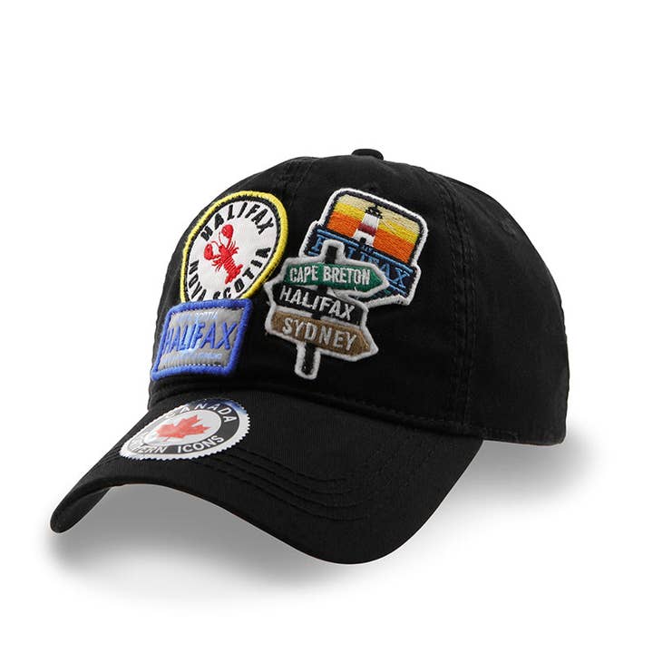 Casquette classique décontractée multi-patch Halifax pour la vente par Northern Icons Canada