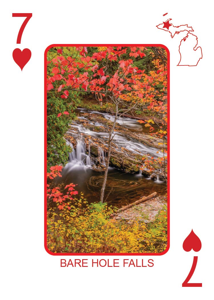 Phil Stagg Photography - Wholesale Playing Cards - WATERFALLS OF MICHIGAN - Playing Cards - Euchre Friendly34