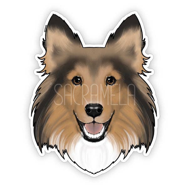 SHETLAND FÅRHUND MAHOGNY SABEL för wholesale av SACRAMELA