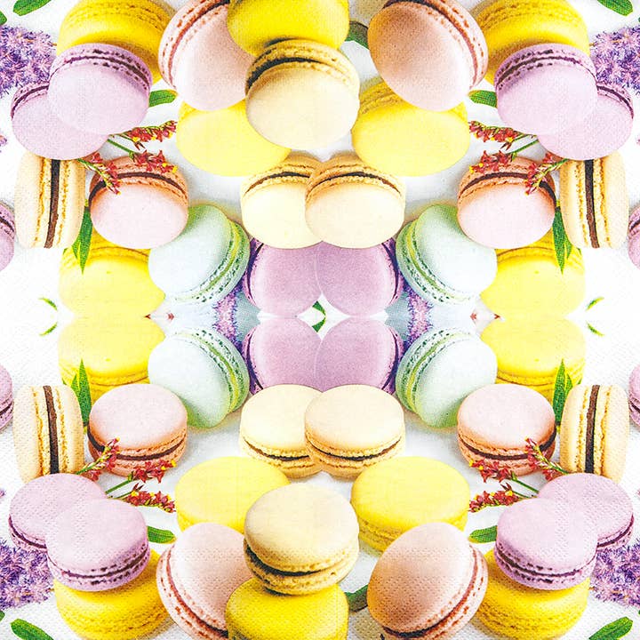 Home Fashion - Carl Dietrich GmbH - Wholesale Disposable Napkin - Cocktail napkins macarons1