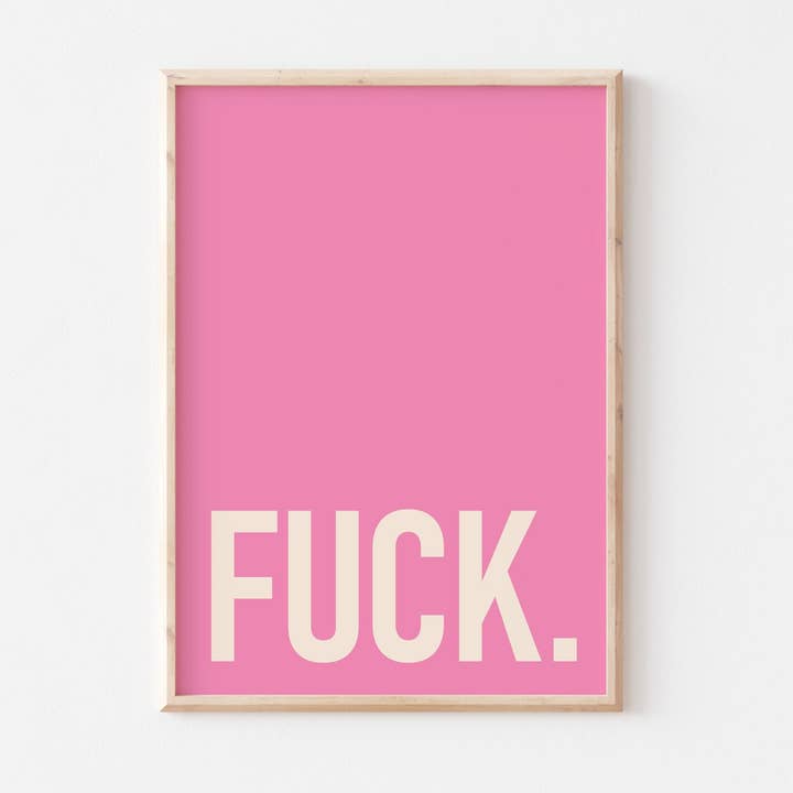 Rude Art Print for wholesale by POSTERAMI