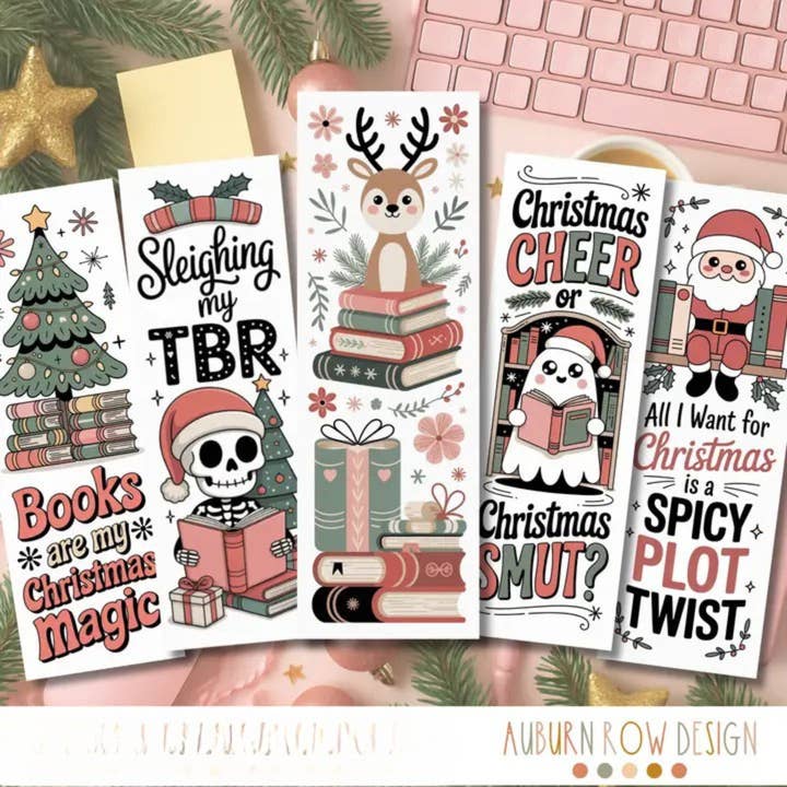Christmas Smut Bookmarks for wholesale by Auburn Row Design