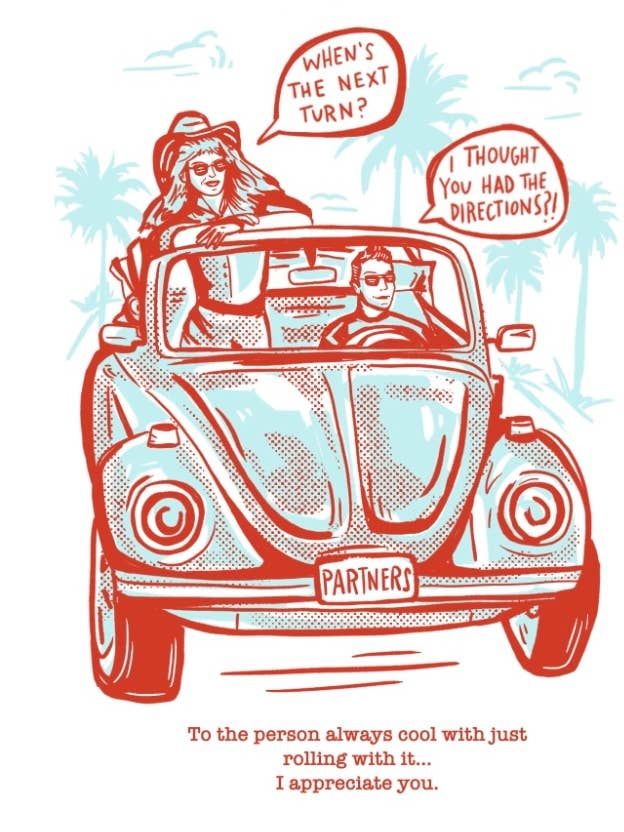 Partner Appreciation- "roll with it" card for wholesale by Partner Appreciation