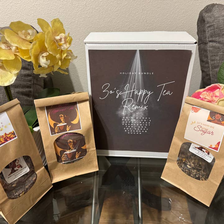 HAPPY TEA REMIX BUNDLE for wholesale by Zonobia’s Happy Tea Spot
