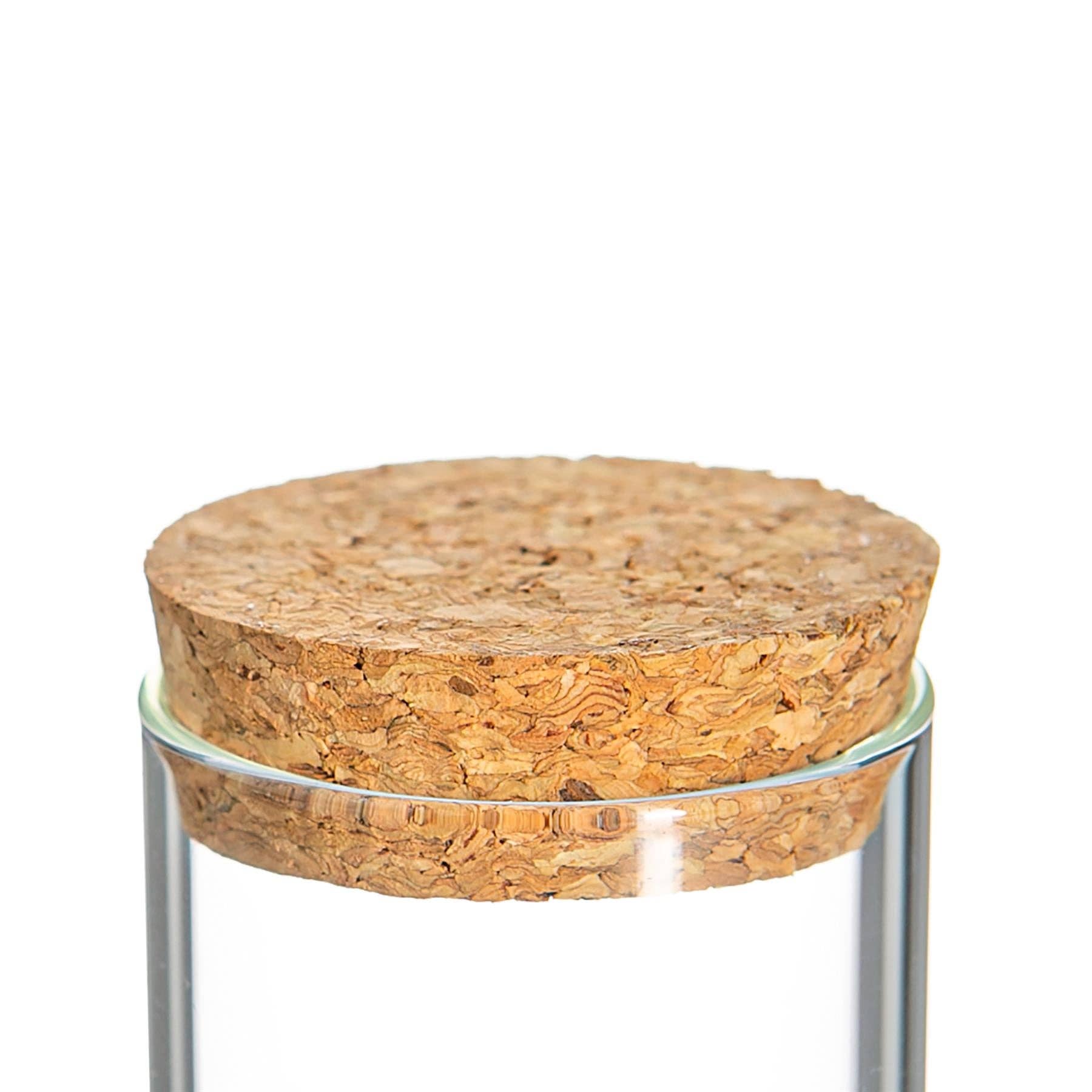 Rinkit Ltd - Wholesale Jar - Argon Tableware Glass Storage Jar with Cork Lid - 110ml5