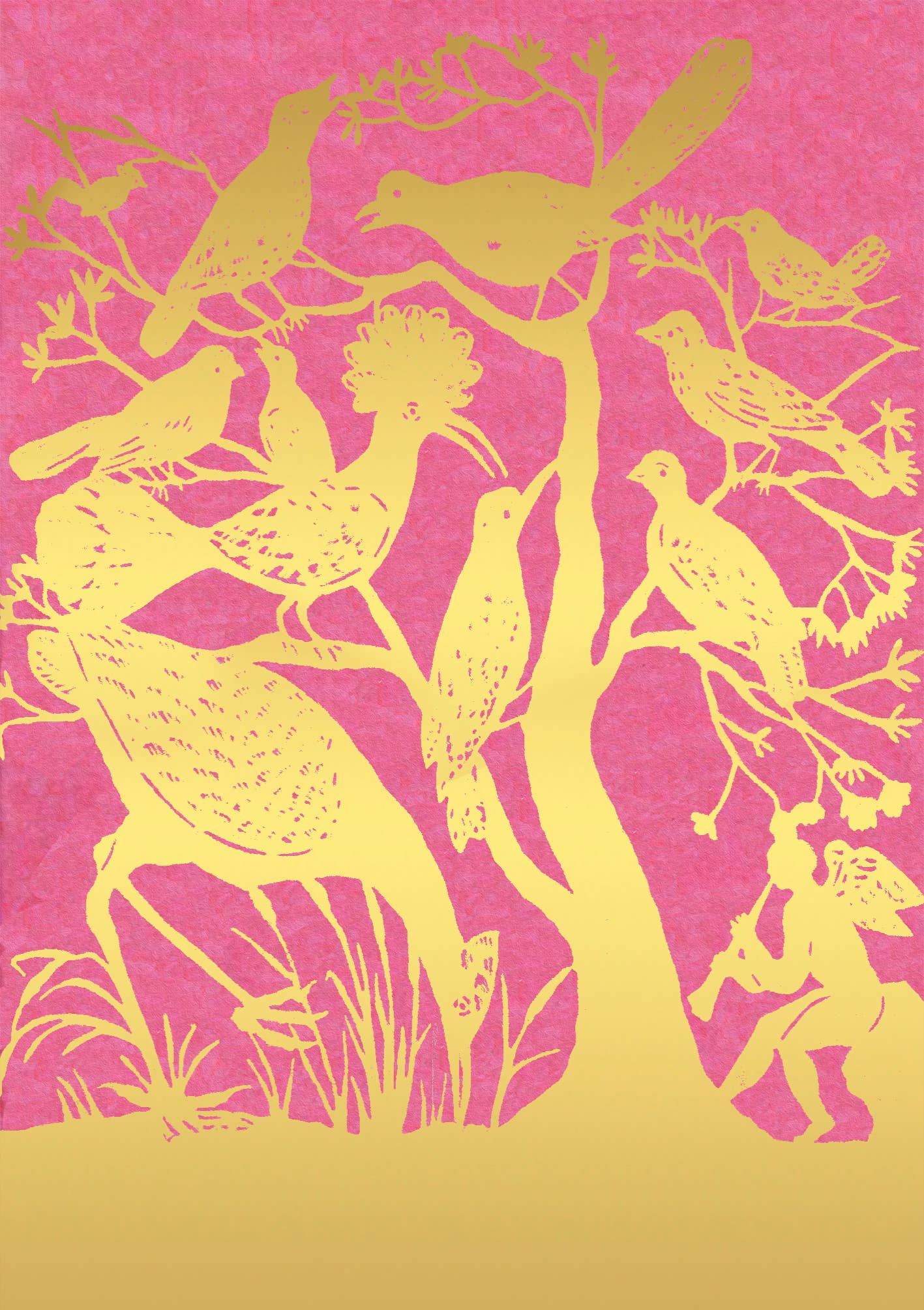 Madame Treacle - Wholesale Everyday Greeting Card - RS270P ~ Gold Foil Whimsical Greeting Card             1