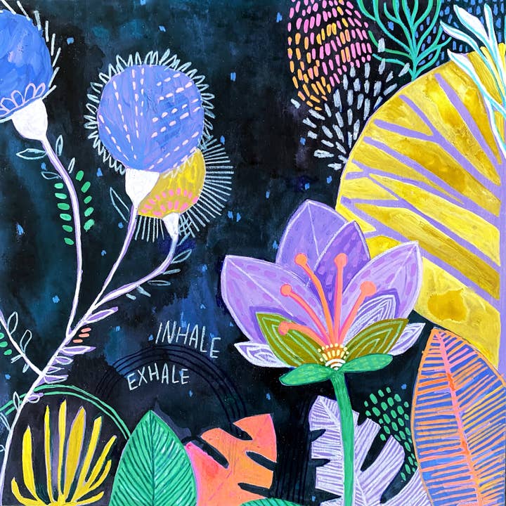 Jessica Swift – wholesale Art print – Inhale Exhale –Art Print