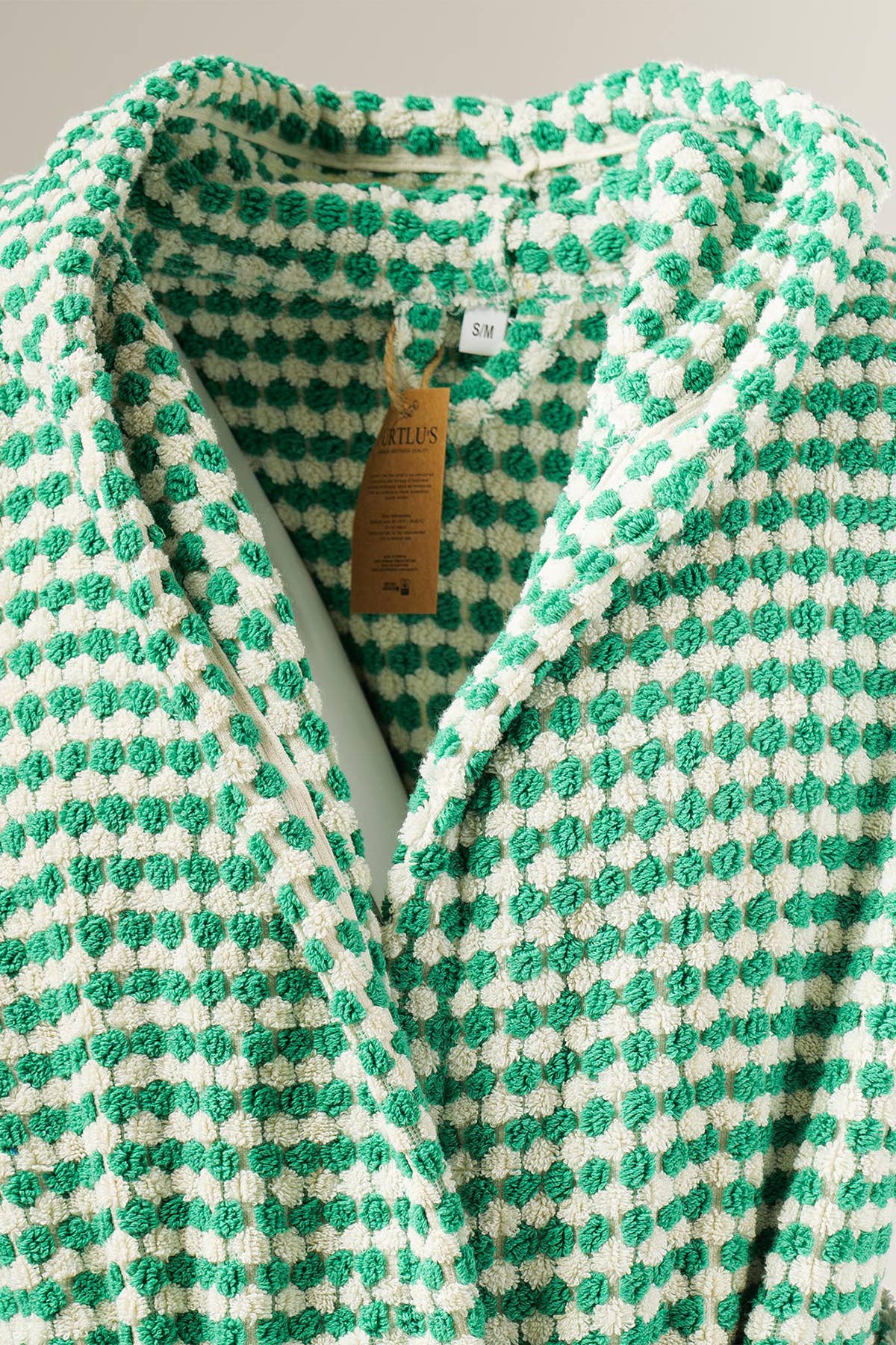 YURTLUS - Wholesale Robe - Women's - Unique 100% Cotton Pockets Bathrobe, Bubble Handwoven Robe83