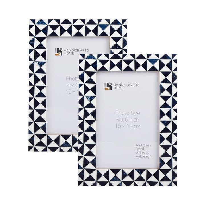Fotorahmen Marquet-Indigo 2er-Pack, 8 Größen für den Großhandel von Muqeem & Brothers