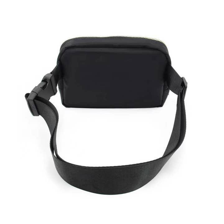 Mavi Bandz - Wholesale Belt Bag - Women's - Varsity Collection Black Fanny Waist Pack Belt Bag