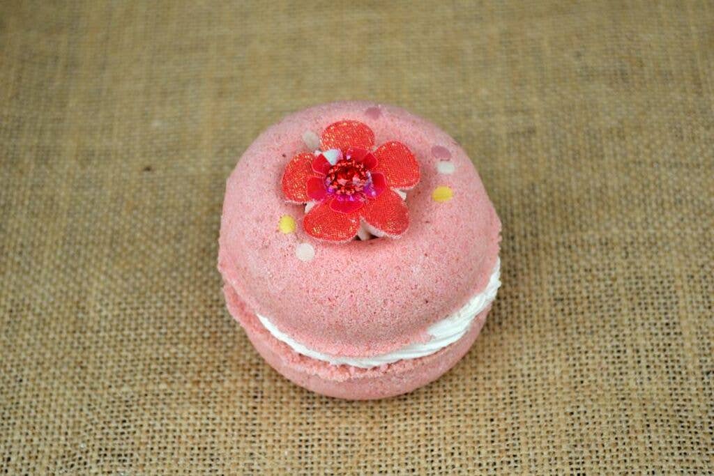 The Stuff I Love - Wholesale Bath Bomb/Fizz - Jumbo Double Stack Melonberry Doughnut Bath Bombs x 5 in a Gift Box1