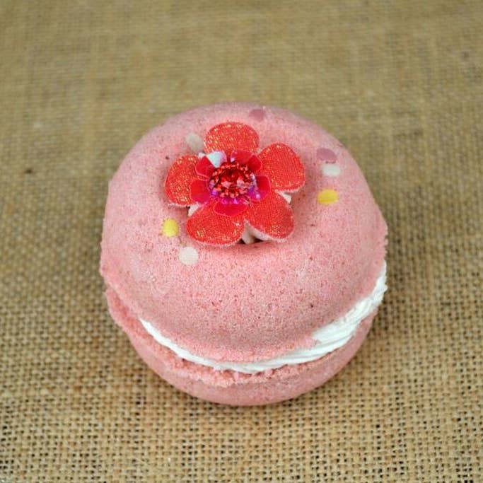 The Stuff I Love - Wholesale Bath Bomb/Fizz - Jumbo Double Stack Melonberry Doughnut Bath Bombs x 5 in a Gift Box1