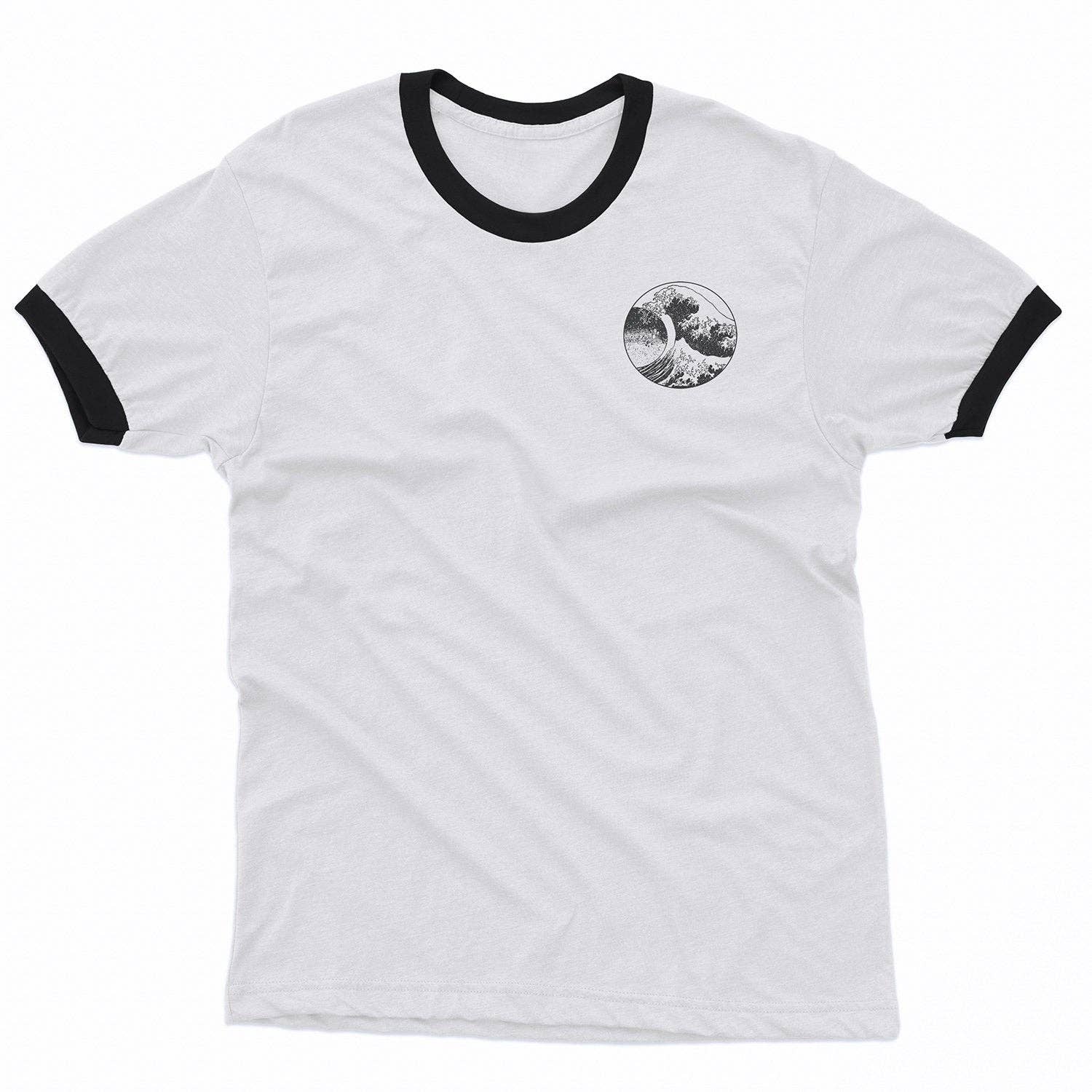 Espi Lane - Wholesale Screen Printed T-Shirt - Unisex - Great Wave Graphic Shirt2