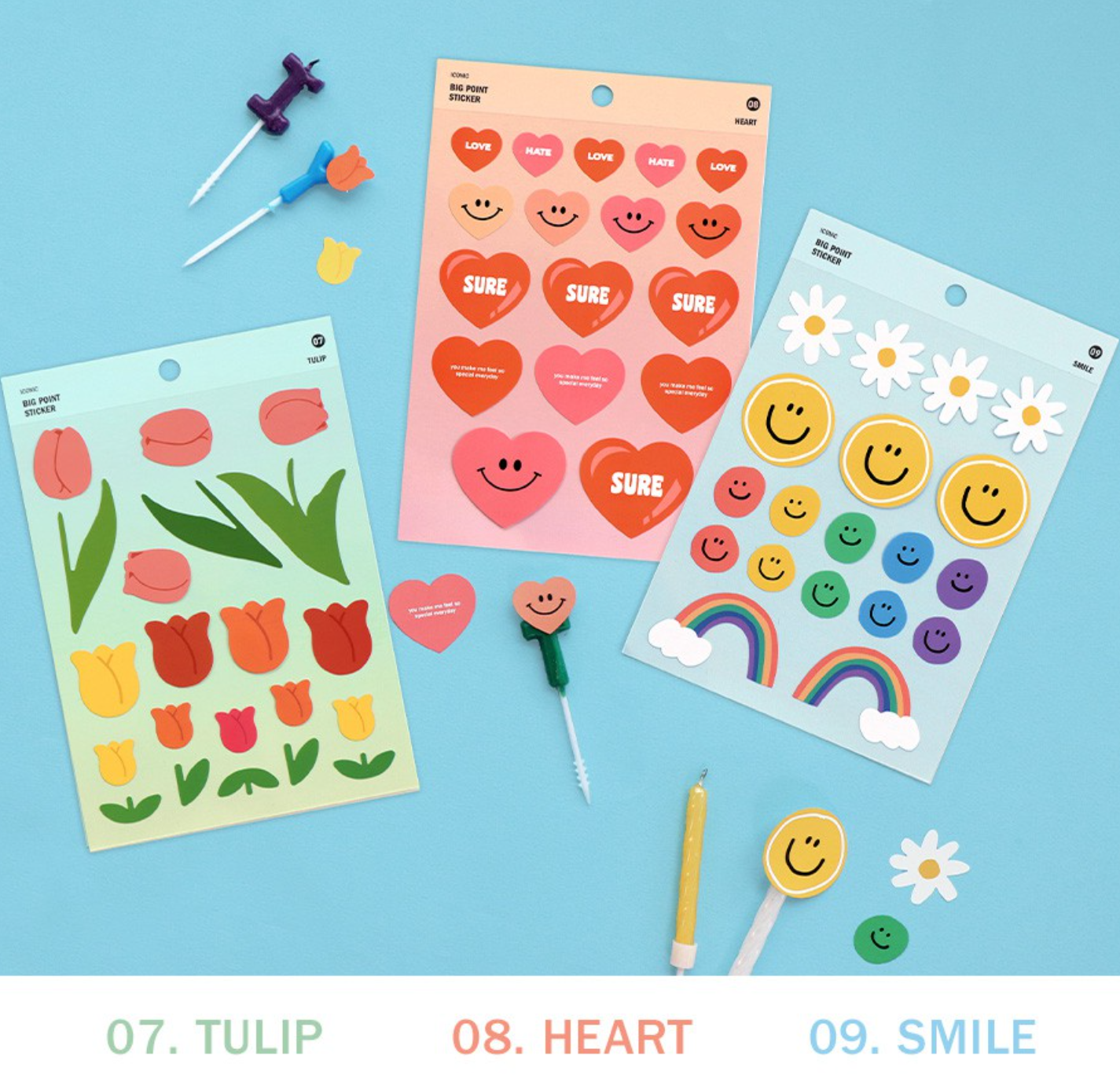 K-Wonderland – Engroshandel Klistermærke – ICONIC Big Point Vandtætte, aftagelige Deco-klistermærker2