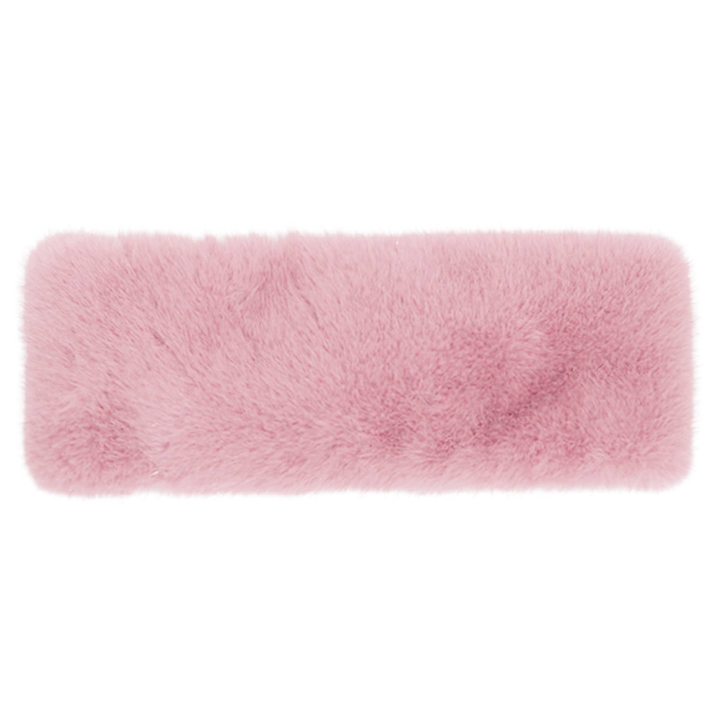 Hana – wholesale Fashion headband – women's – C.C Glitter Short Solid Fur Leather Strap Headwrap4