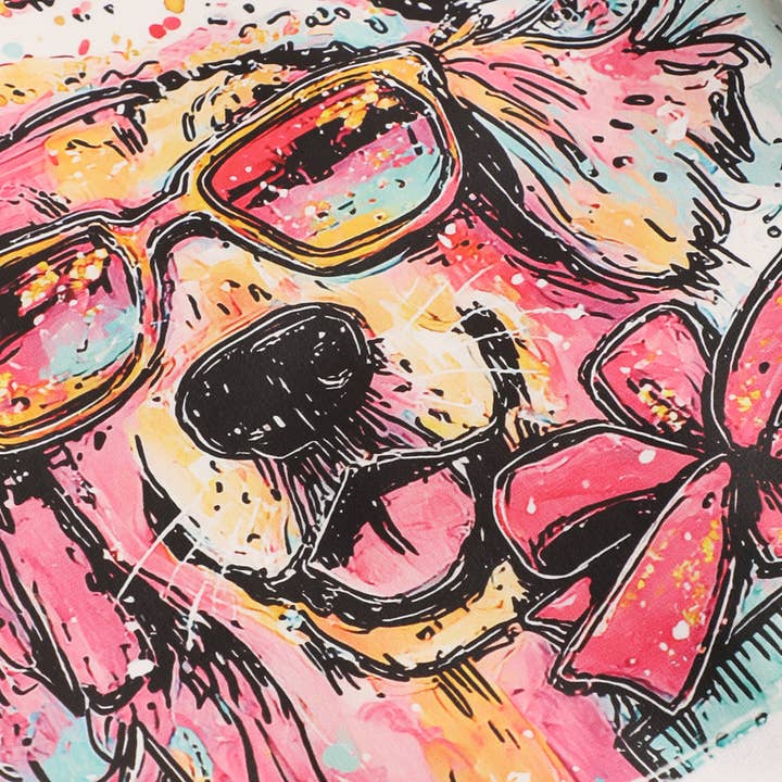 Fashion City - Wholesale Graphic Sweatshirt - Unisex - Cute Christmas Dog Heavyweight Fleece Sweatshirt
5