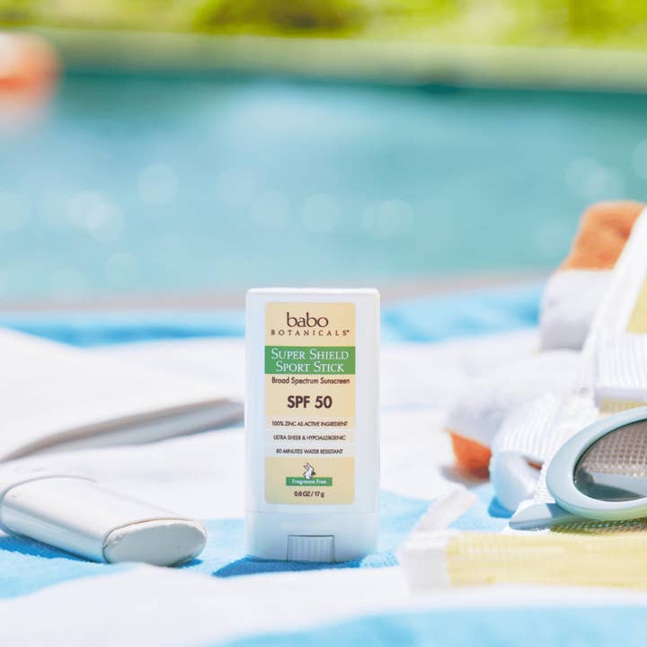 Babo Botanicals - Wholesale Sunscreen - Super Shield Mineral Sunscreen Stick SPF50