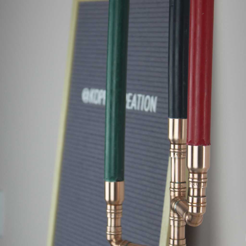 Kopper Kreation – Engroshandel Lyseholder – Klassisk kobberrør kandelabre9