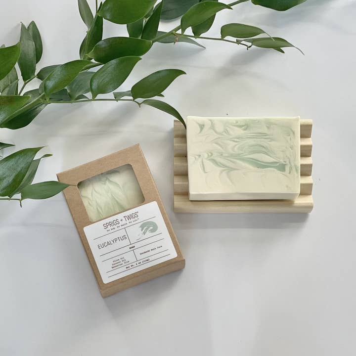 Eucalyptus Soap for wholesale by Sprigs + Twigs