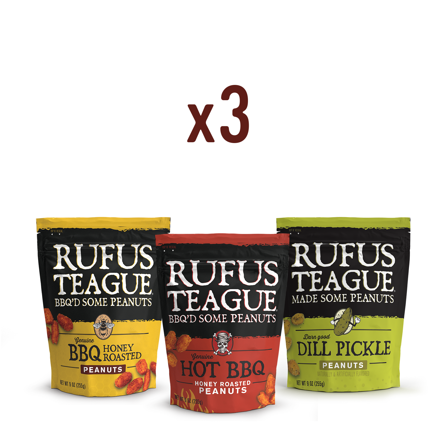 Rufus Teague - Wholesale Nuts - Mr. Teague Starter Kit - 9oz Peanuts1