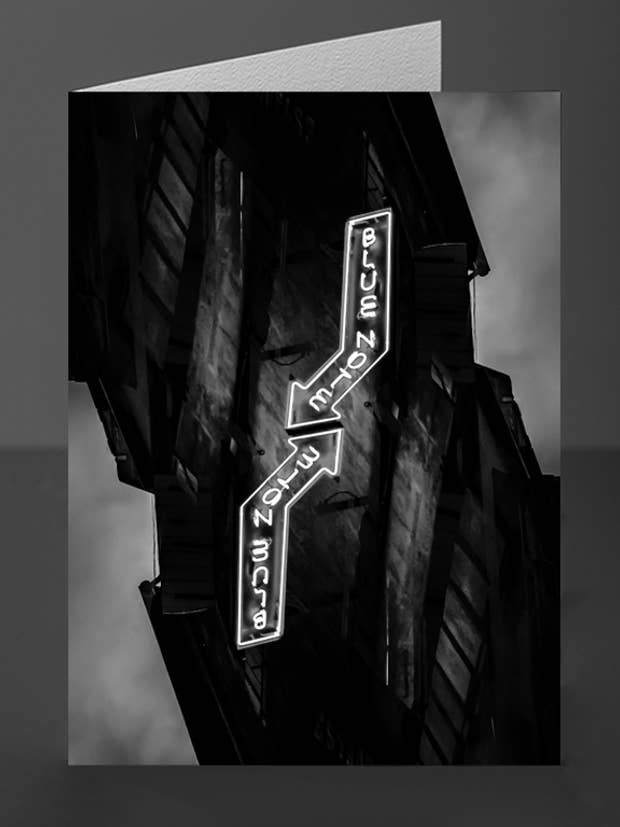 Arles / France- Blue Note Jazz Bar 2 / Greeting Card for wholesale by Eliot Siegel & The British Art Gallery