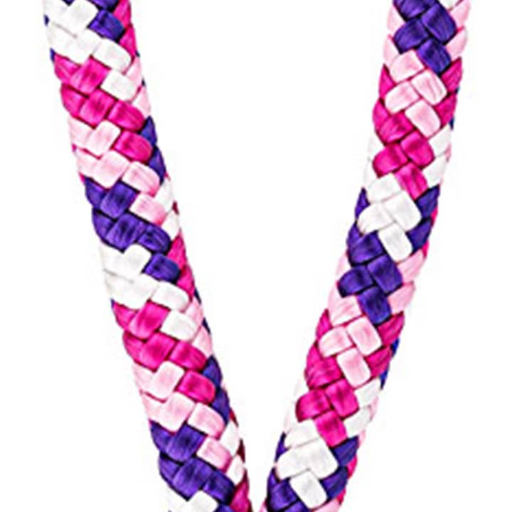 17h30 - Lanière Maat (Ø 8MM) S, Corde ROSE-VIOLET-BLANC pour la vente par 17;30