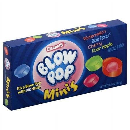 Long Island Candy Factory - Wholesale Gummy - Charms Blow Pop Minis 3.5 ounce 12 ct theater box