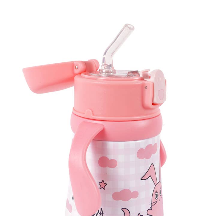 Multi Colored Milk&Moo Steel Kids Water Bottle Çançin 360 ml for wholesale on Faire3