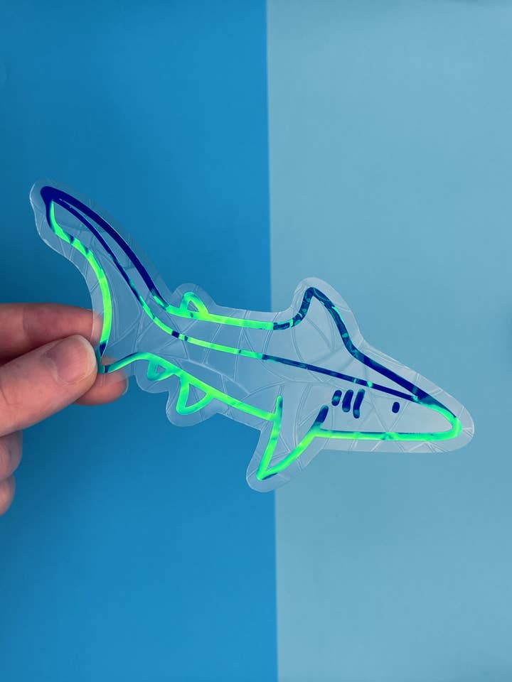 Colin the Shark Suncatcher for wholesale by Poppodopolis