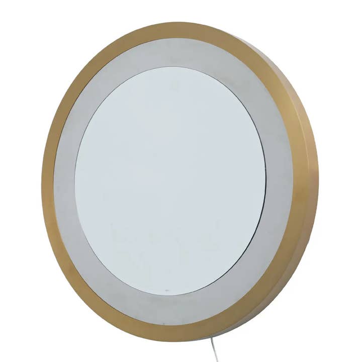 Nova of California - Wholesale Wall Mirror - Wall Mirror 39" Starfall Infinity LED Gunmetal11