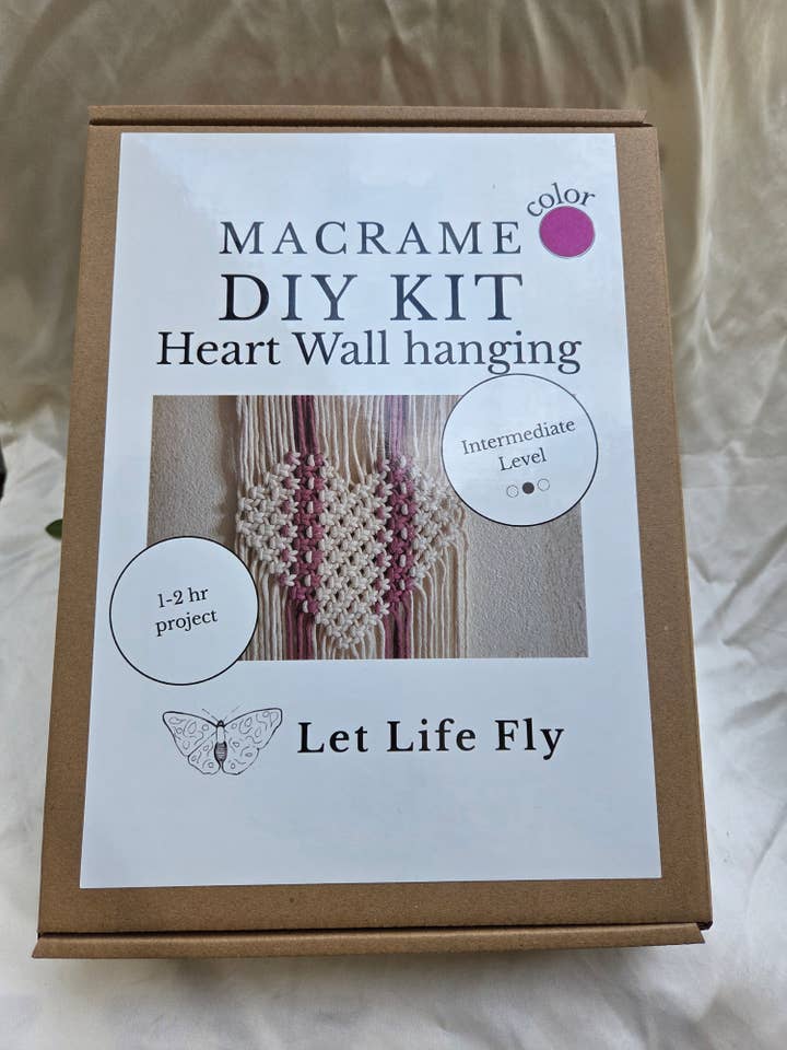 Heart Wall Hanging DIY Kit for wholesale by Let Life Fly