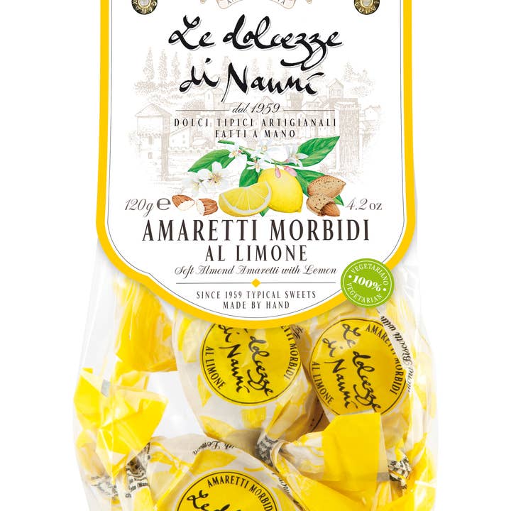 Le Dolcezze di Nanni - Vente Biscuits - 2852 macarons moelleux au citron fabriqués en Italie avec amour0
