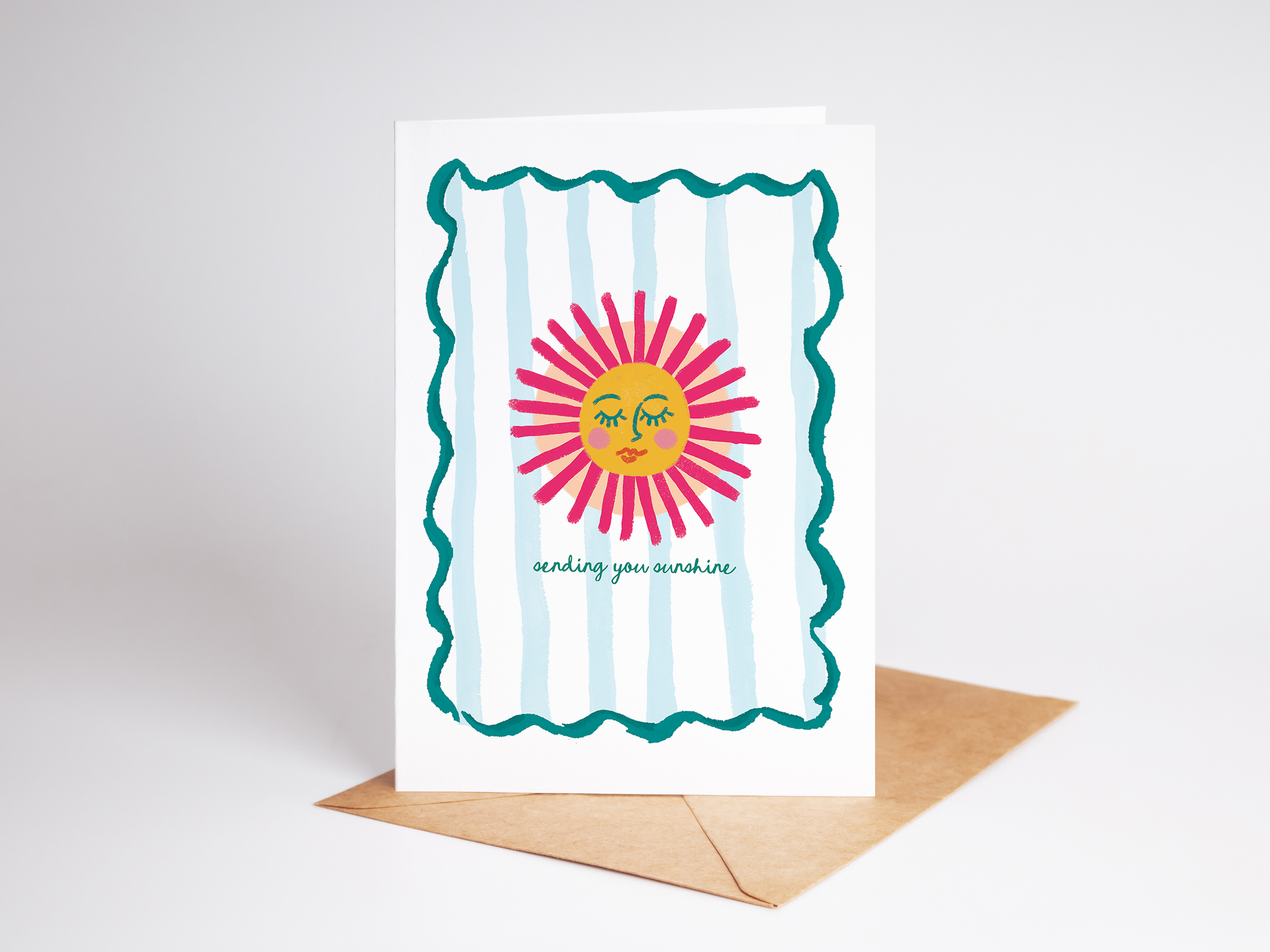The Shelley Society - Wholesale Everyday Greeting Card - Sending You Sunshine Friendship Just Because Greeting Card2