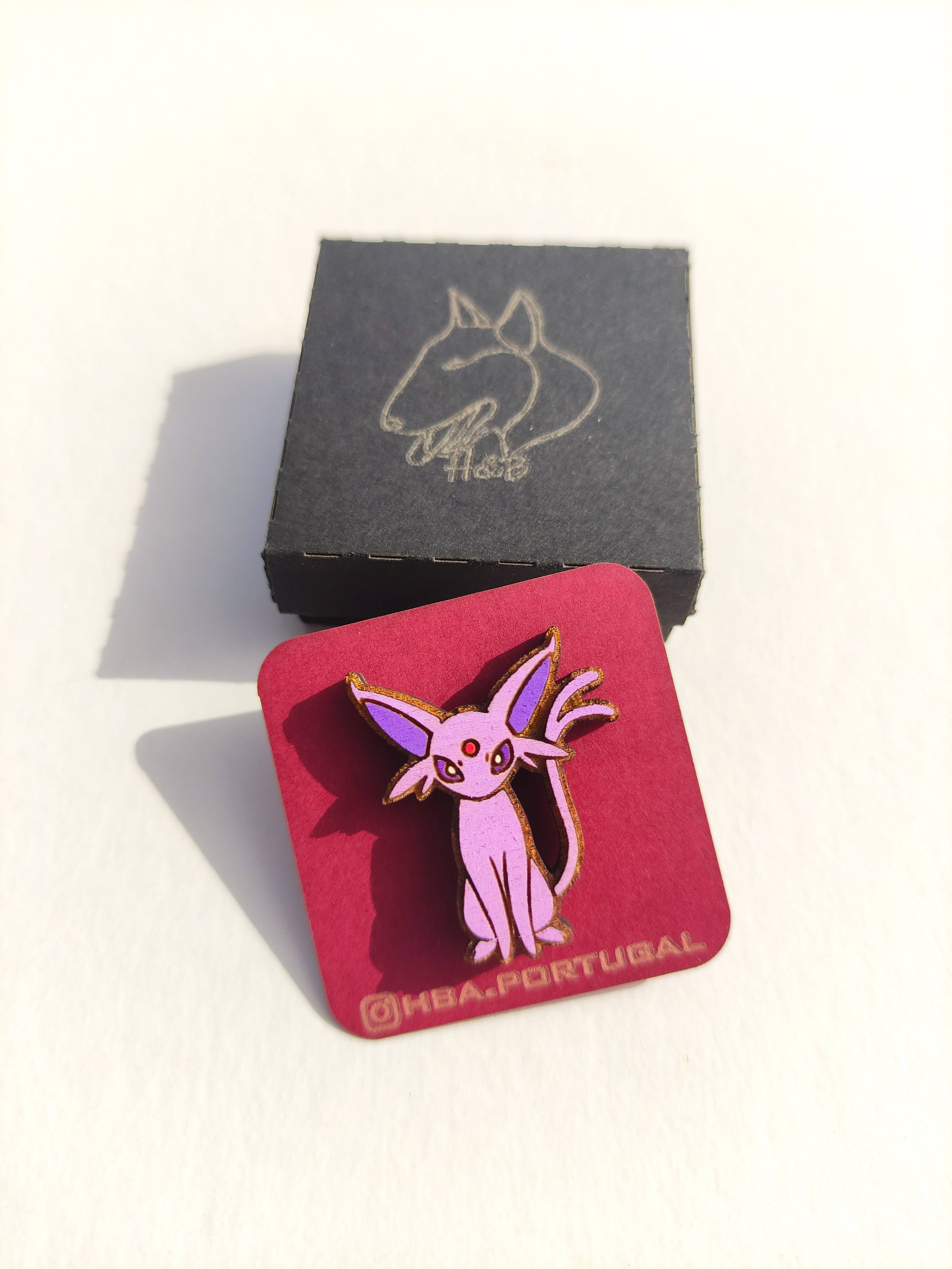 Herbs&Belles - Wholesale Lapel Pin/Button - Wooden Pokémon Pins, Eevee Evolutions, Geek Gift Anime Nerd6