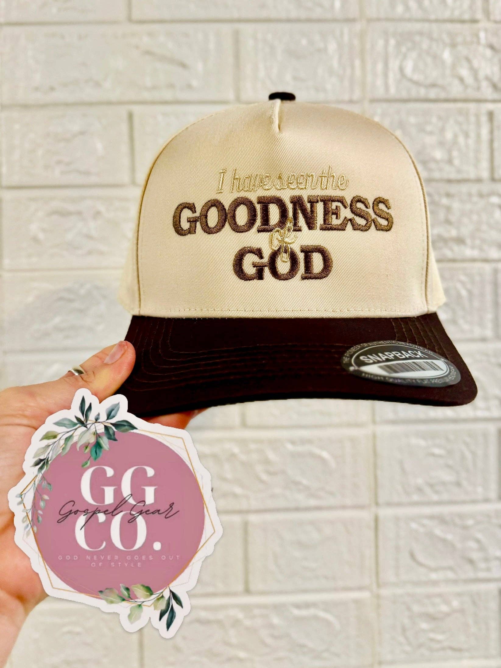 Gospel Gear Co - Wholesale Baseball Cap - Unisex - The Goodness Of God Embroidered Hat