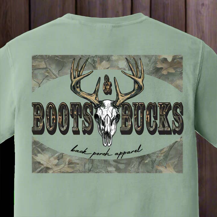 Camiseta de Manga Corta Boots And Bucks para venta al por mayor de Turnmeyers