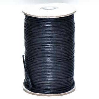 Cordon en coton 2mm WC disponible en plusieurs couleurs / Vendu à la bobine (100 mètres 328 pieds). pour la vente par Continental Beads