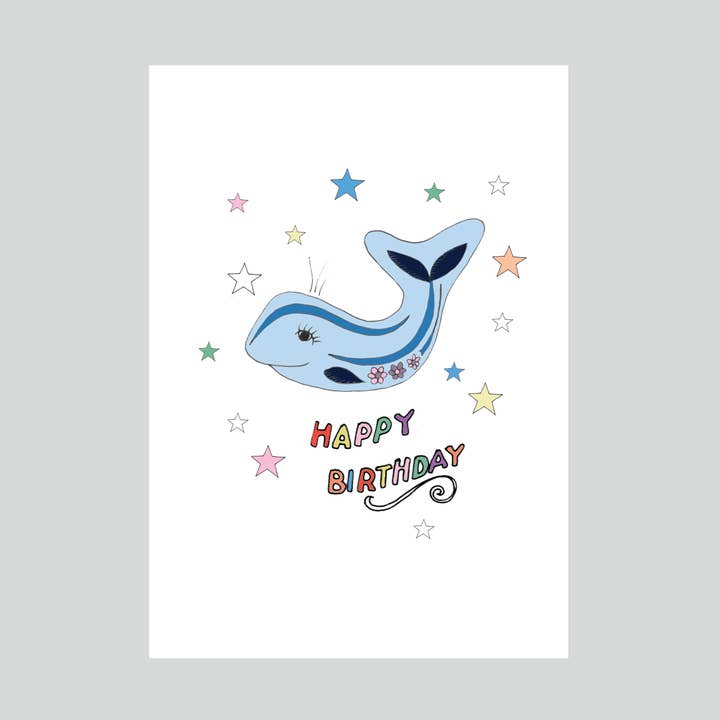 Carte des étoiles - Baleine pour la vente par Rosie Wonders