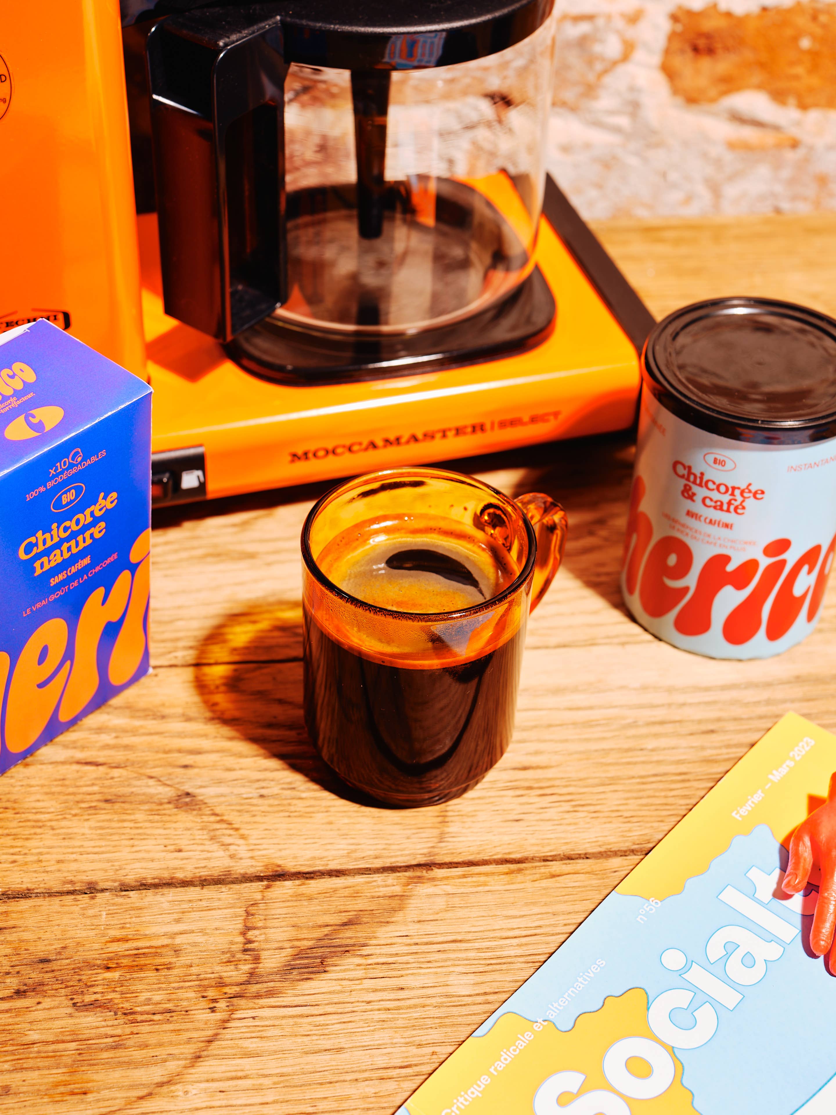 Cherico - Wholesale Instant Coffee/Espresso - Instant Chicory ☕ – Half-caf (6 Cans)3