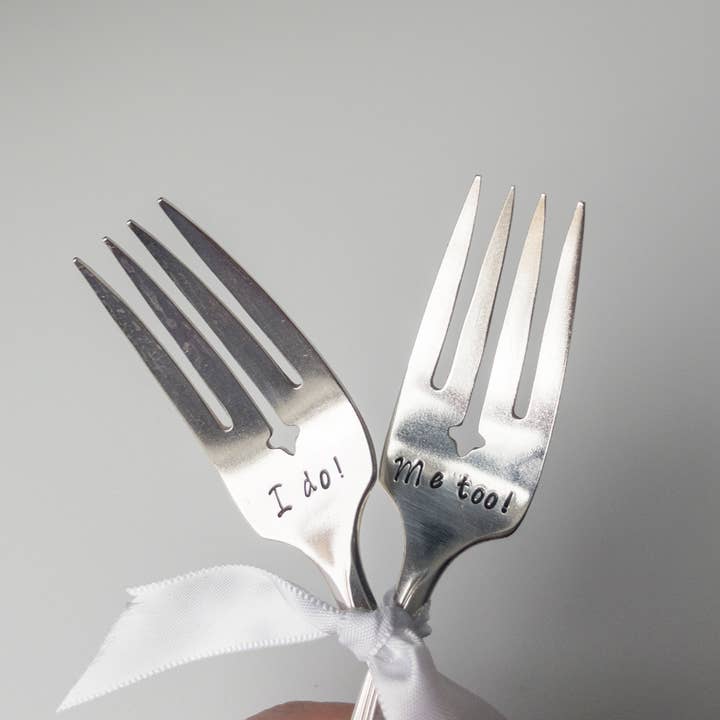 Wedding Fork Sets for wholesale by Girl Ran Away With the Spoon