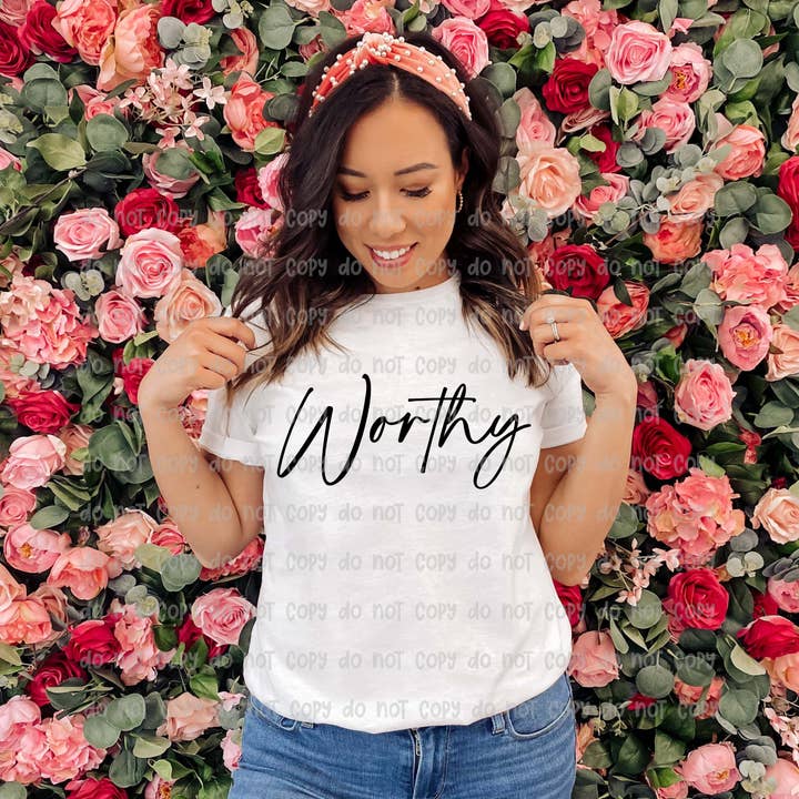 WORTHY DTF for wholesale by Sassy and Sublime